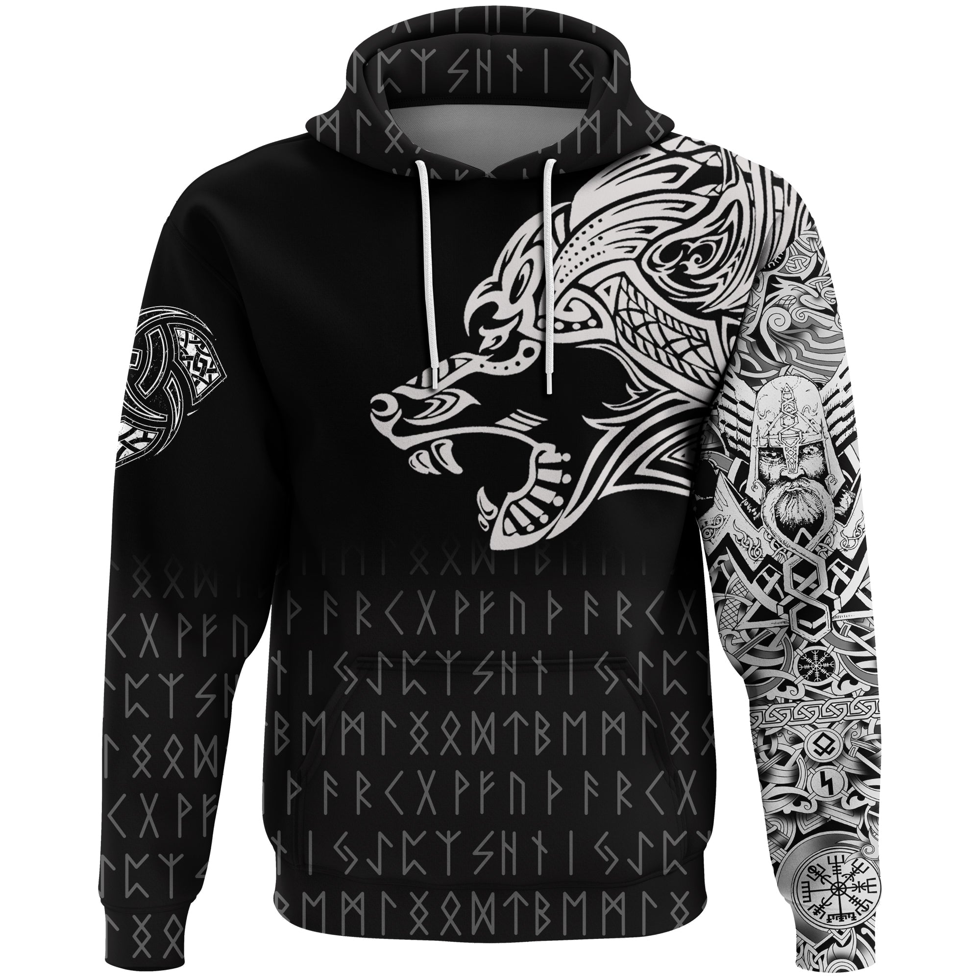 VikingFenrir Tatoo Hoodie RLT12