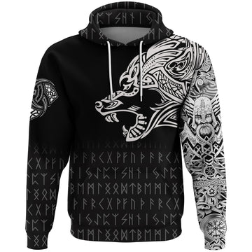 VikingFenrir Tatoo Hoodie RLT12
