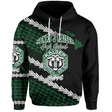 Custom Henry J Kaiser High School Hawaii Hoodie LT6
