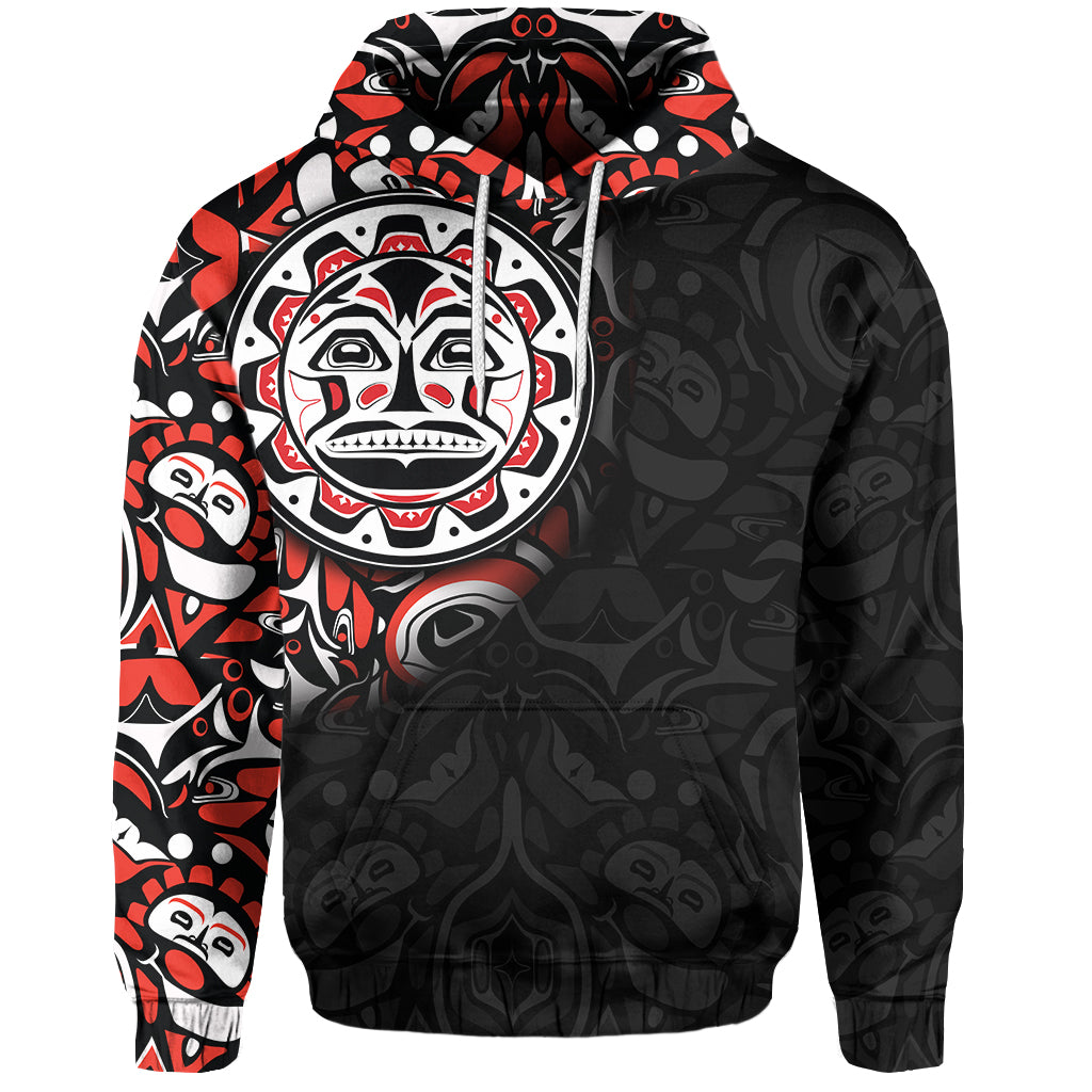 Custom Canada Haida Hoodie Sun LT6