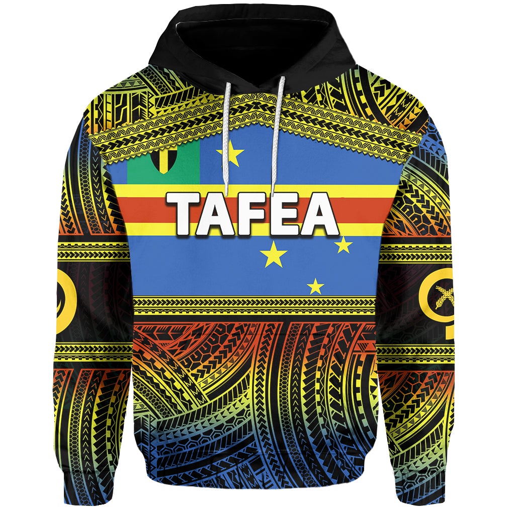 Tafea Day Hoodie Of Vanuatu Polynesian Patterns LT6