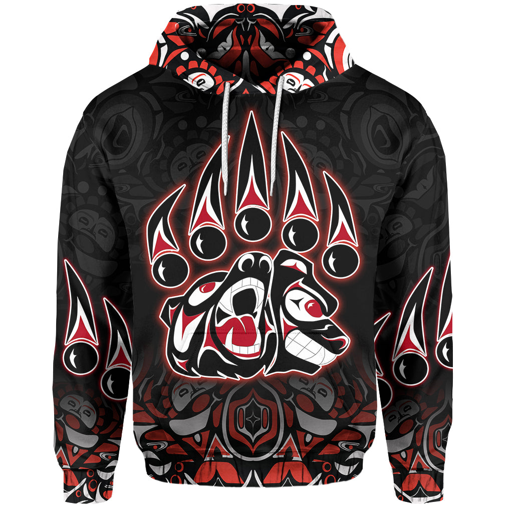 Custom Canada Hoodie Haida Bear LT6