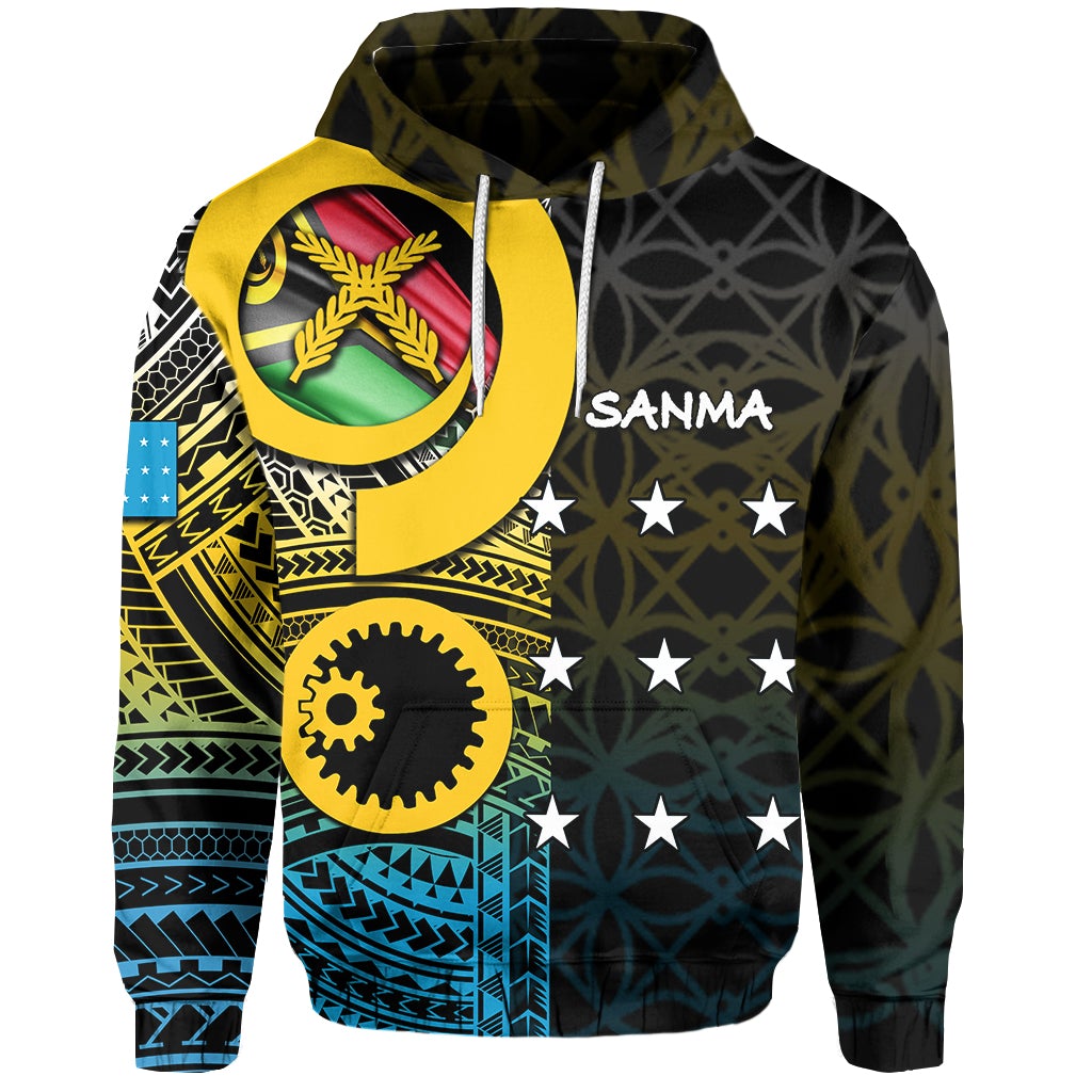 Sanma Day Province Hoodie Of Vanuatu Pig Tusk LT6