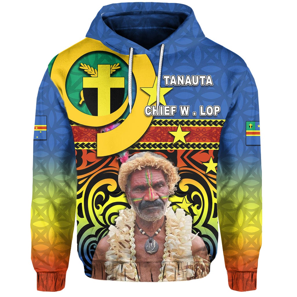 Tafea Province Hoodie Of Vanuatu Polynesian Flag Style TANAUTA LT6