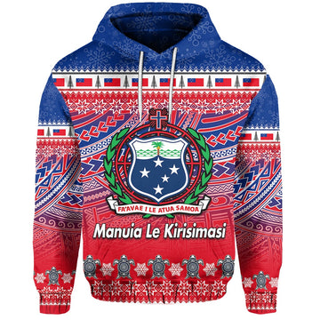 Samoa Christmas Manuia Le Kirisimasi Hoodie LT6