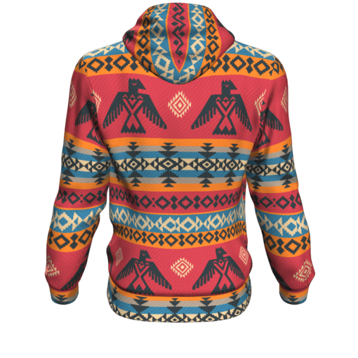 Thunderbird 3D Pullover Hoodies Native American Clothings Tribe Artwork LT10
