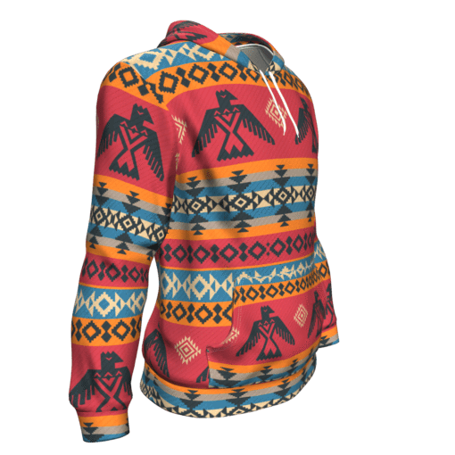 Thunderbird 3D Pullover Hoodies Native American Clothings Tribe Artwork LT10
