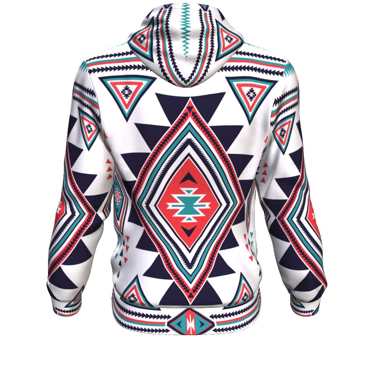 Symbol Pattern Native American All Over Hoodie LT10