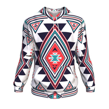 Symbol Pattern Native American All Over Hoodie LT10