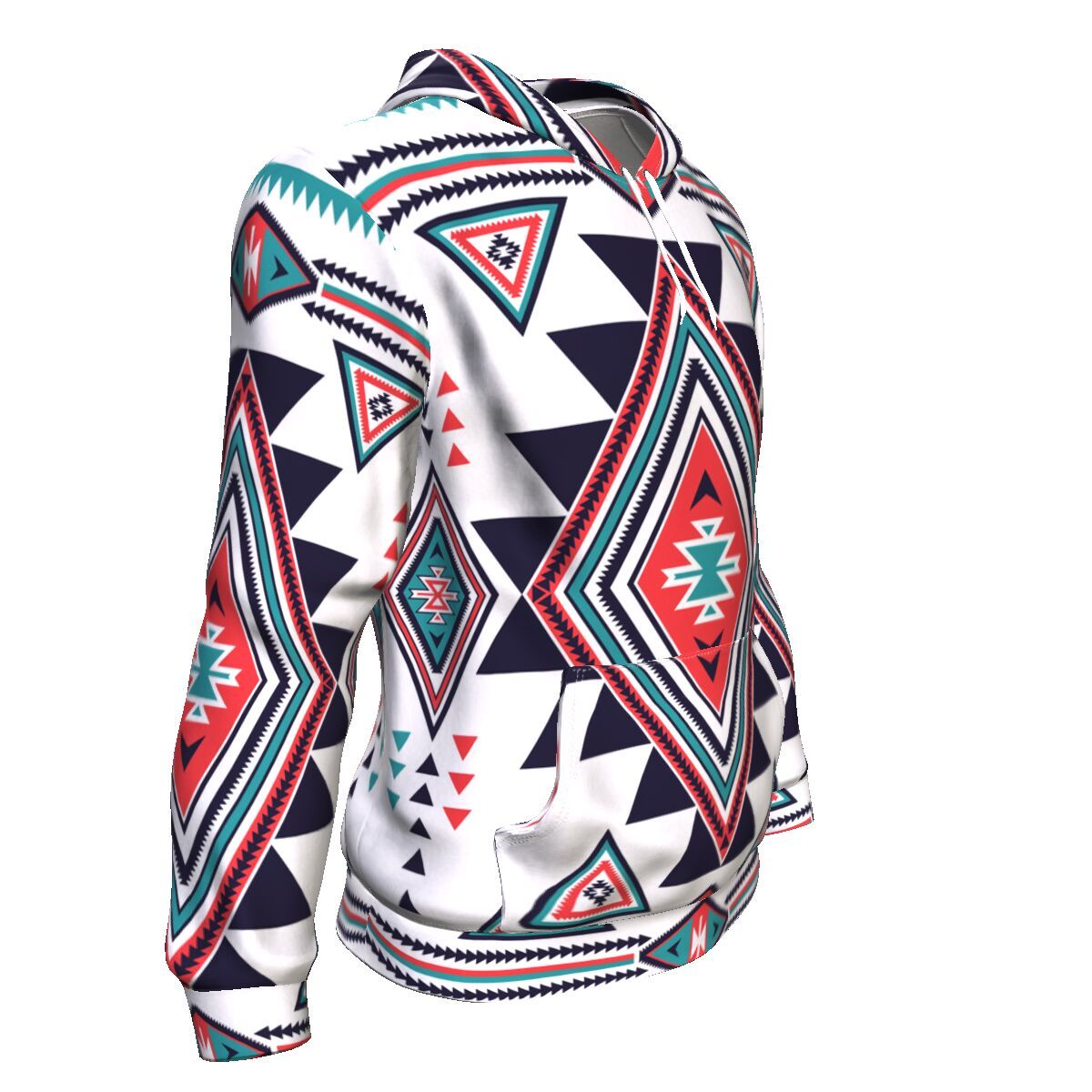 Symbol Pattern Native American All Over Hoodie LT10