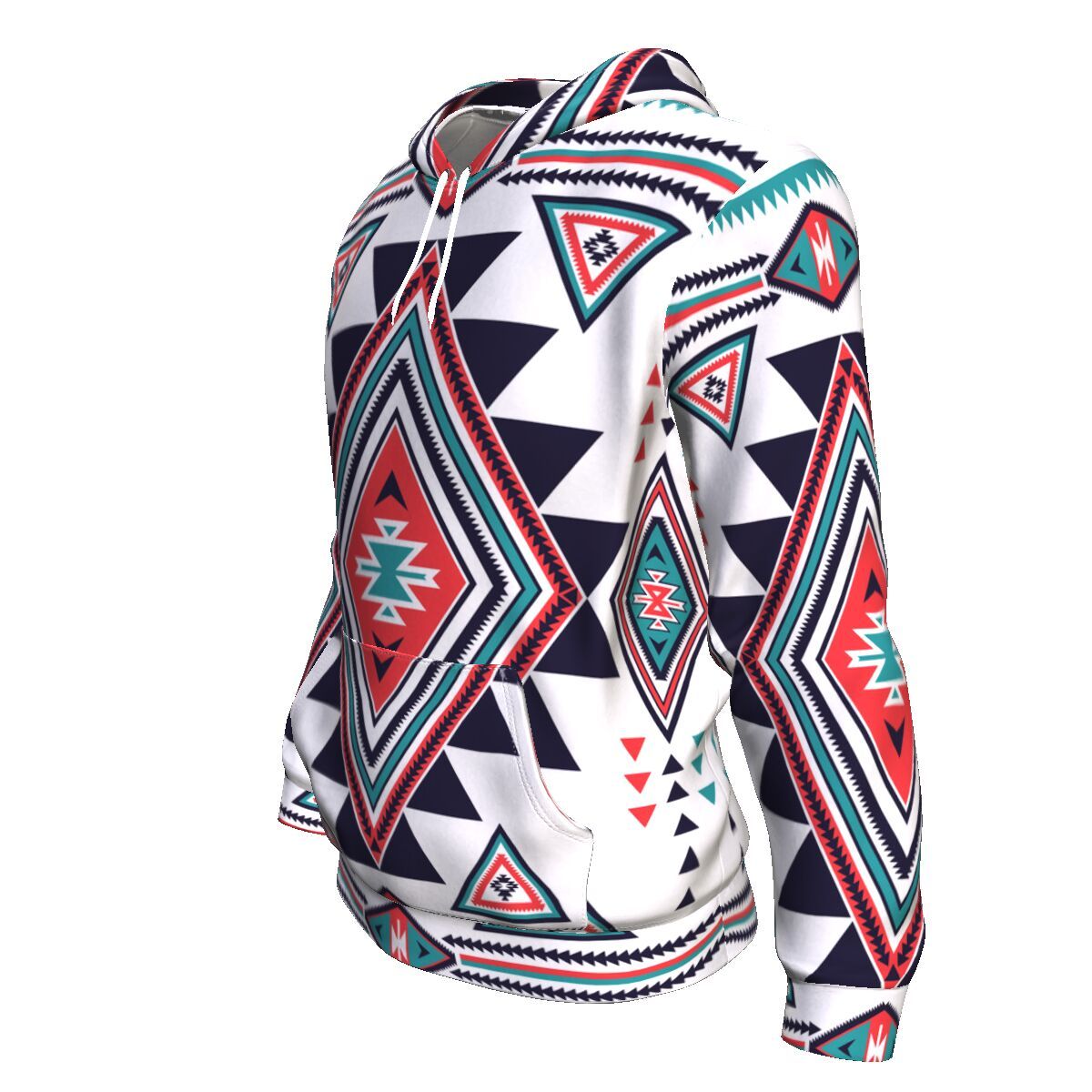 Symbol Pattern Native American All Over Hoodie LT10