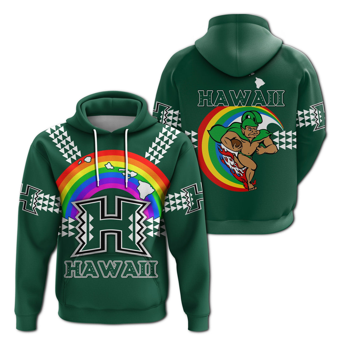 Hawaii Rainbow Warriors Hoodie LT4