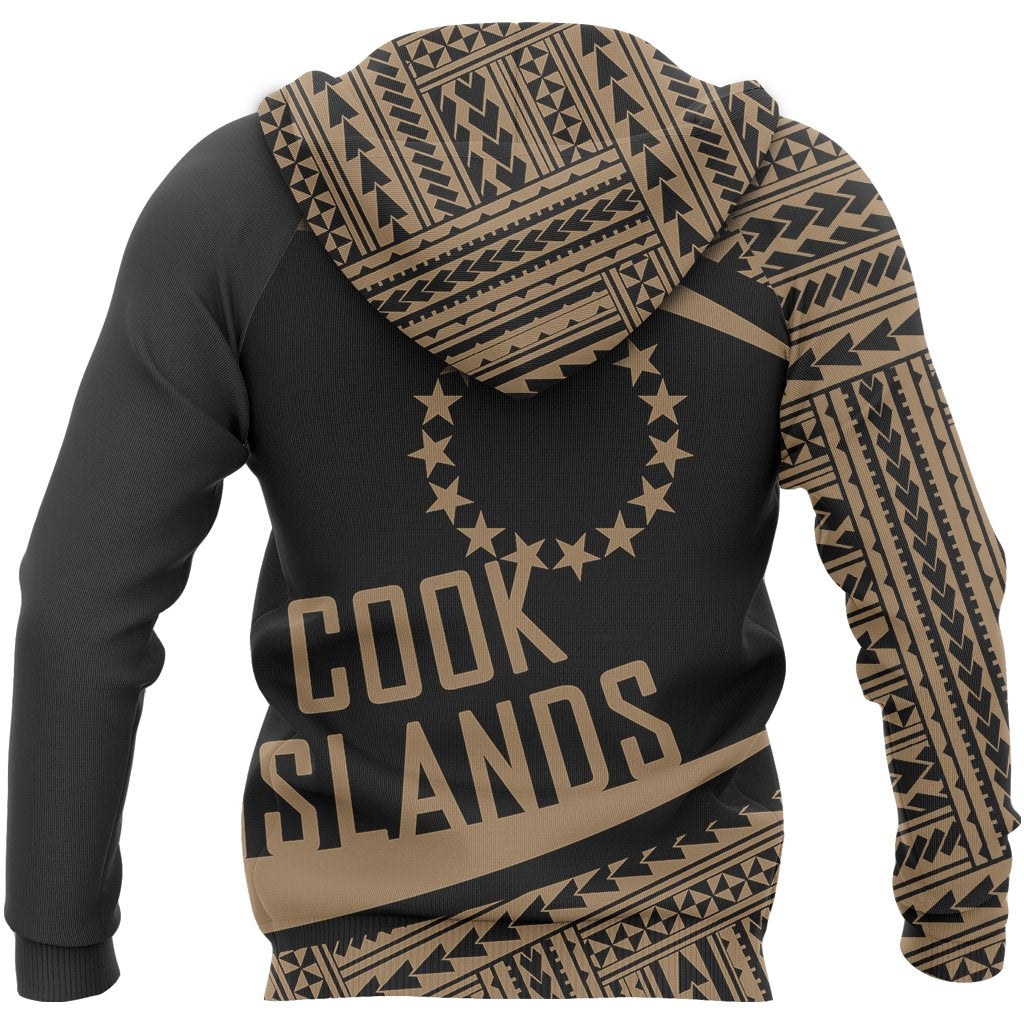 Cook Islands Polynesia Hoodie Circle Gold Ver 2.0