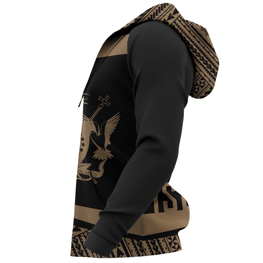 Cook Islands Polynesia Hoodie Circle Gold Ver 2.0