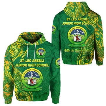 St. Leo Aresili Junior High School Hoodie Original Style LT8