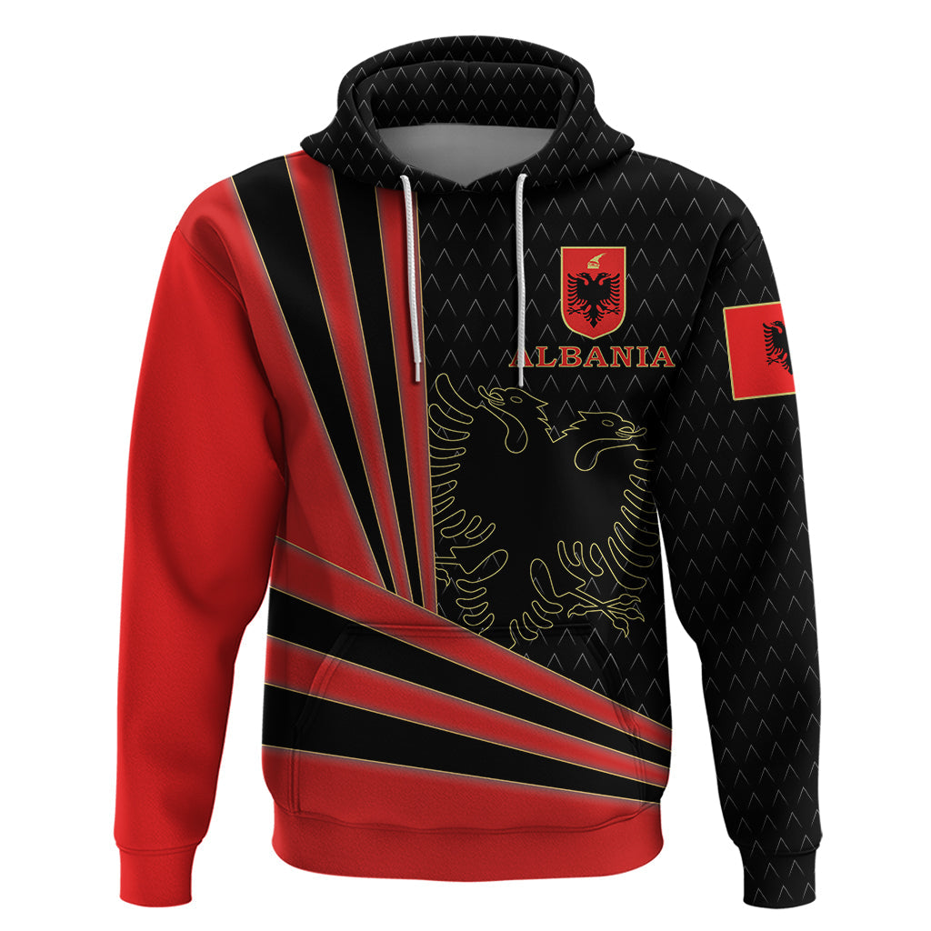 Albania Zip Up Hoodie Albania Flag