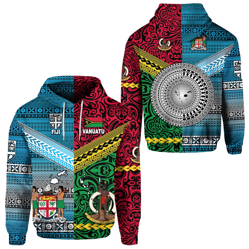 Vanuatu Fiji Hoodie Together Bright Color LT8