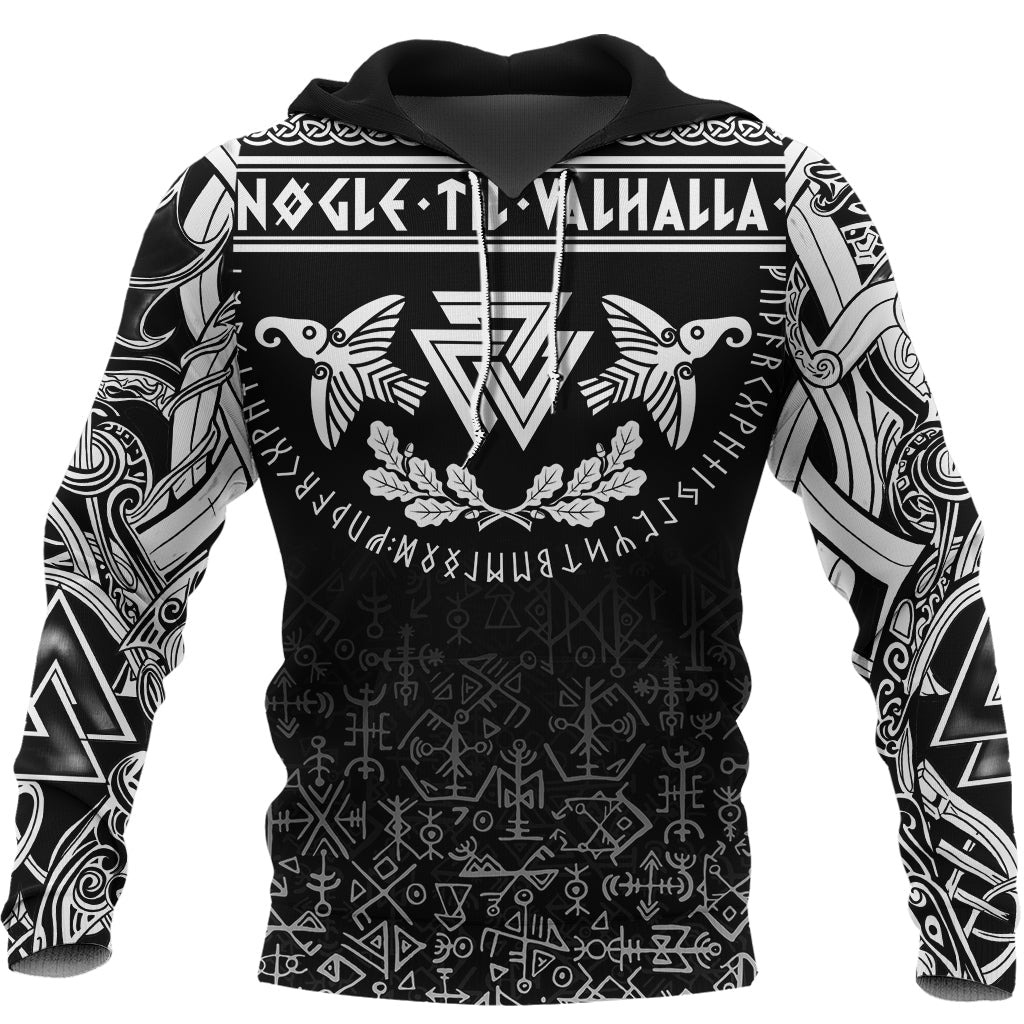 Viking Hoodie Valhalla and Warrior RLT12