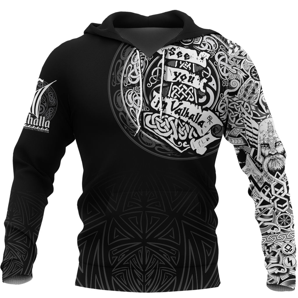 Viking Hoodie See You In Valhalla RLT12
