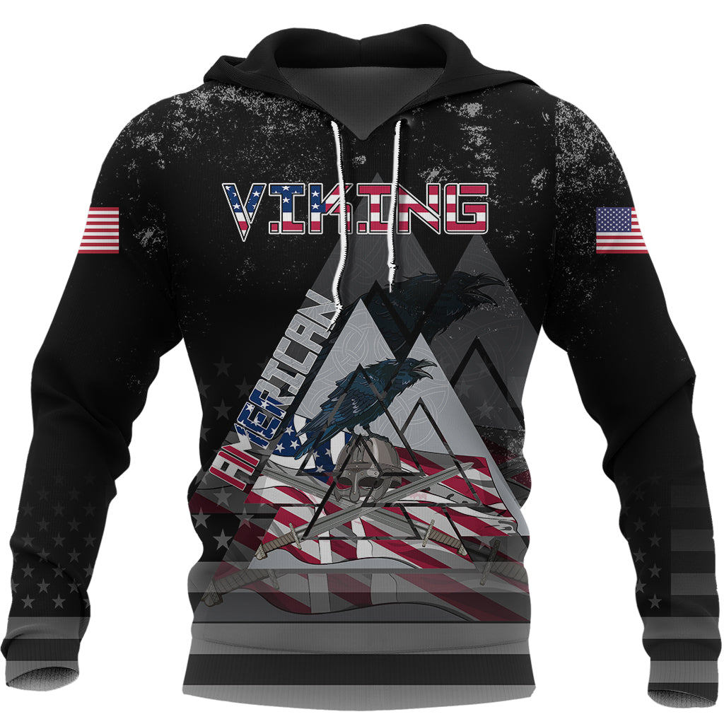 Viking American Viking See You In Valhalla Hoodie RLT12