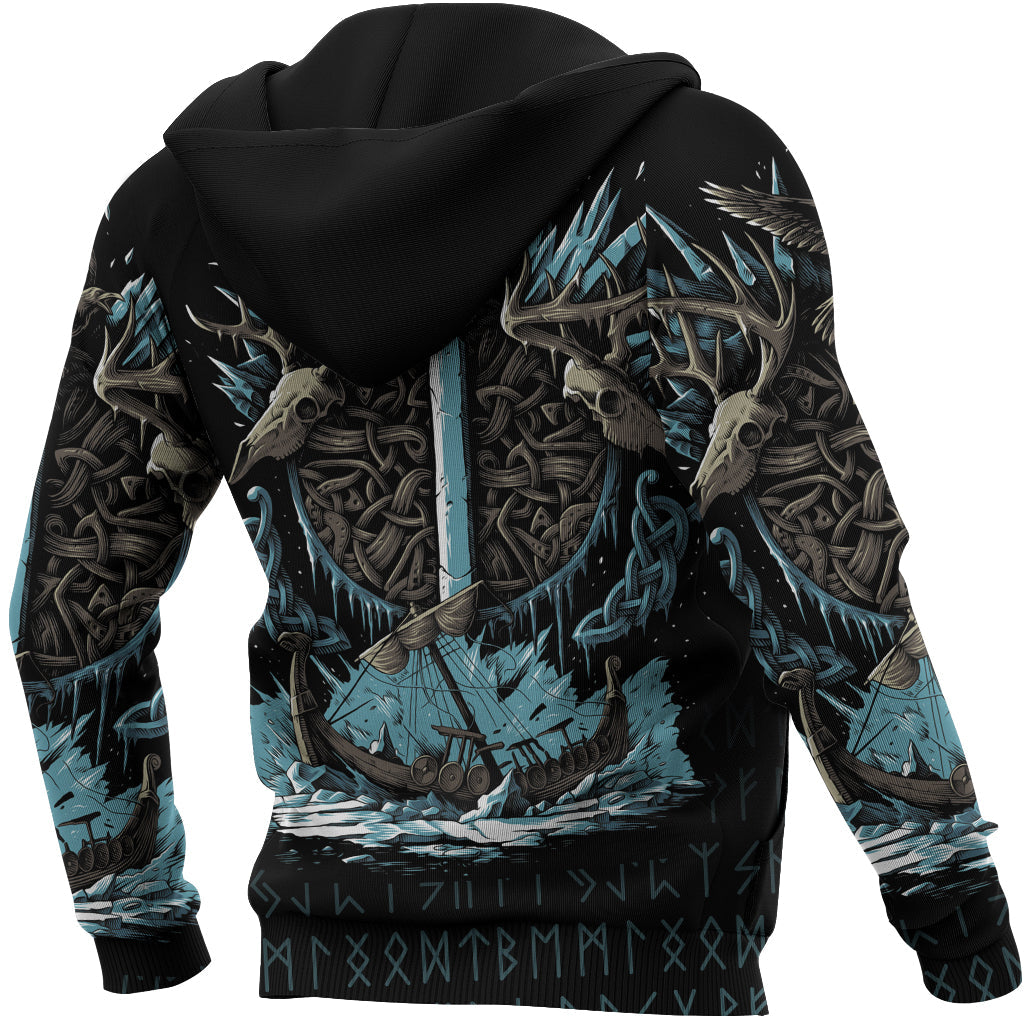 Viking Zip Hoodie - Isaz Rune RLT12