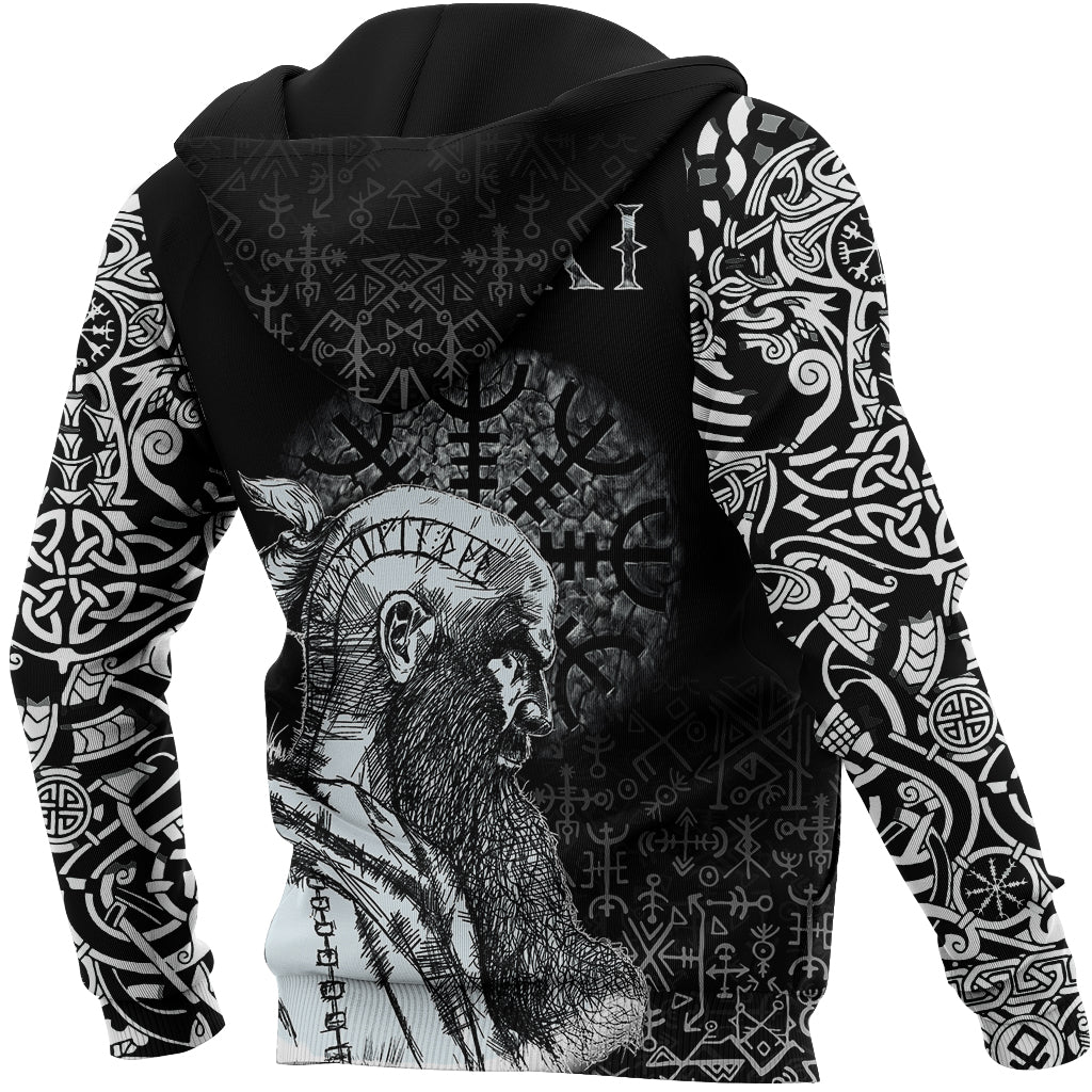 Viking Zip Hoodie - Floki RLT12