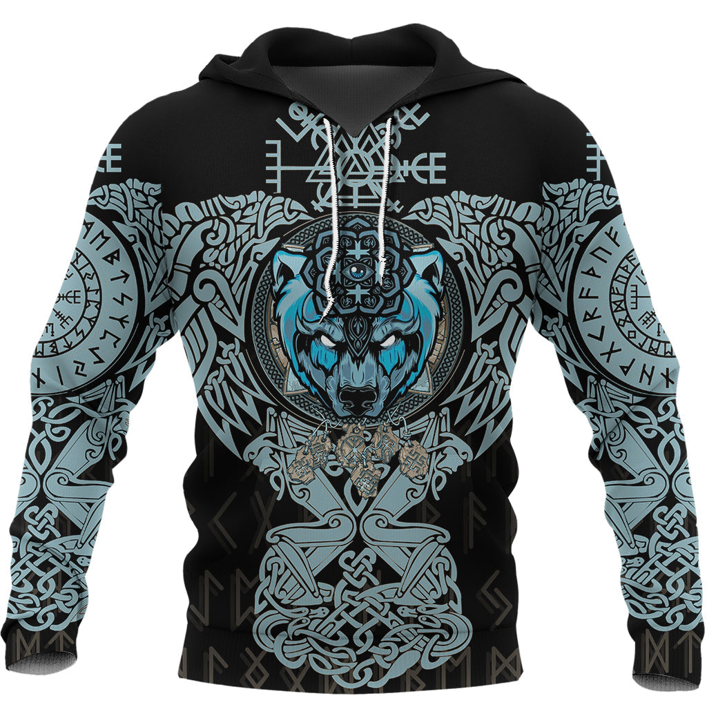 Viking Bear Tattoo Viking Hoodie RLT12