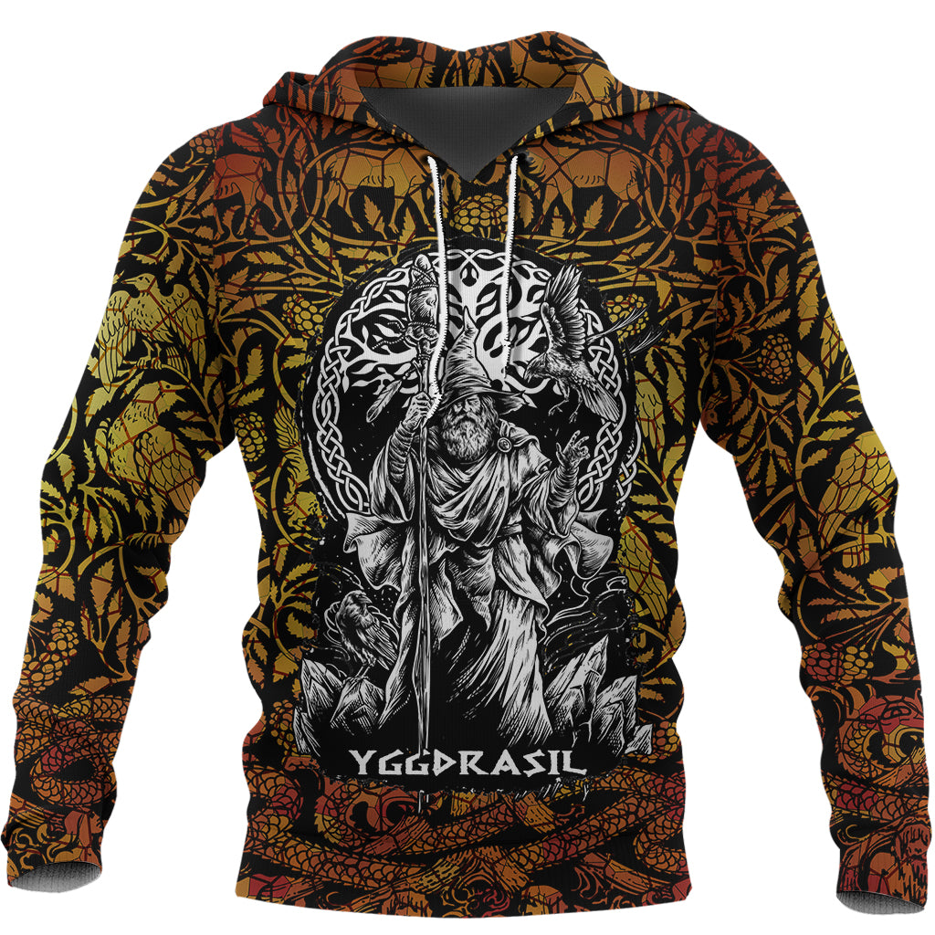 Viking Magician Hoodie Style Tree Of Life RLT12