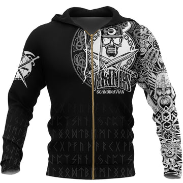 Viking Zip Hoodie - The Viking World Tour RLT12