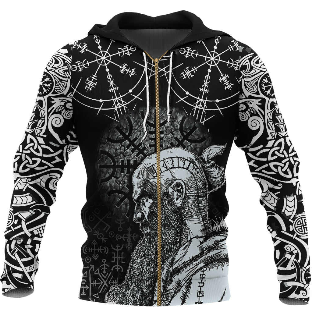 Viking Zip Hoodie - Floki RLT12