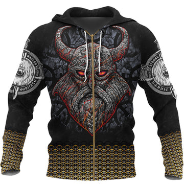 Viking Zip Hoodie - Armor Odin RLT12