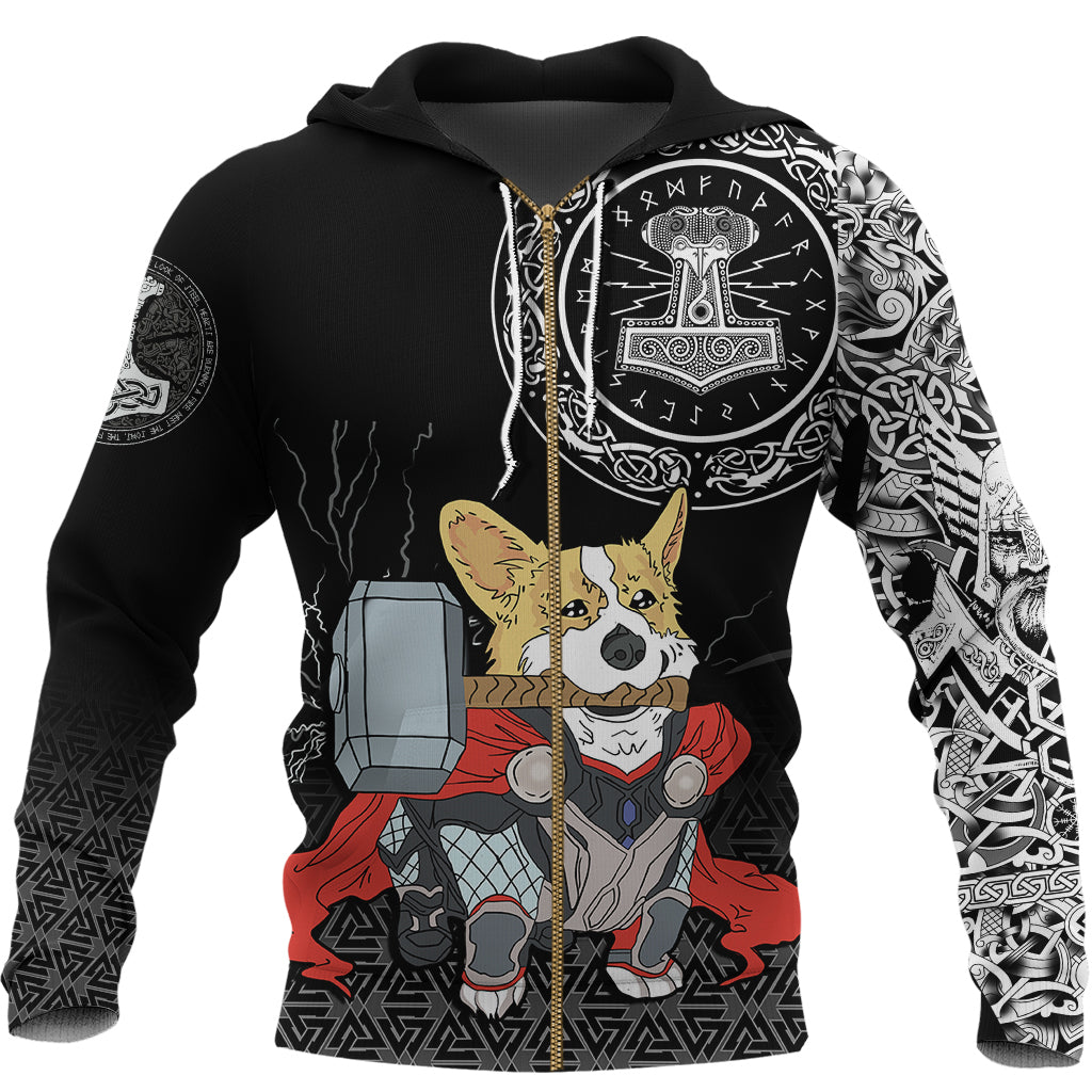 Viking Zip Hoodie - The Mighty Thorgi RLT12