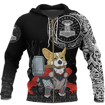 Viking Zip Hoodie - The Mighty Thorgi RLT12