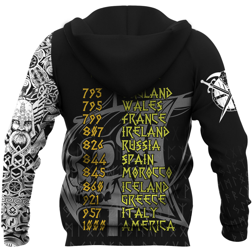 Viking Zip Hoodie - The Viking World Tour RLT12