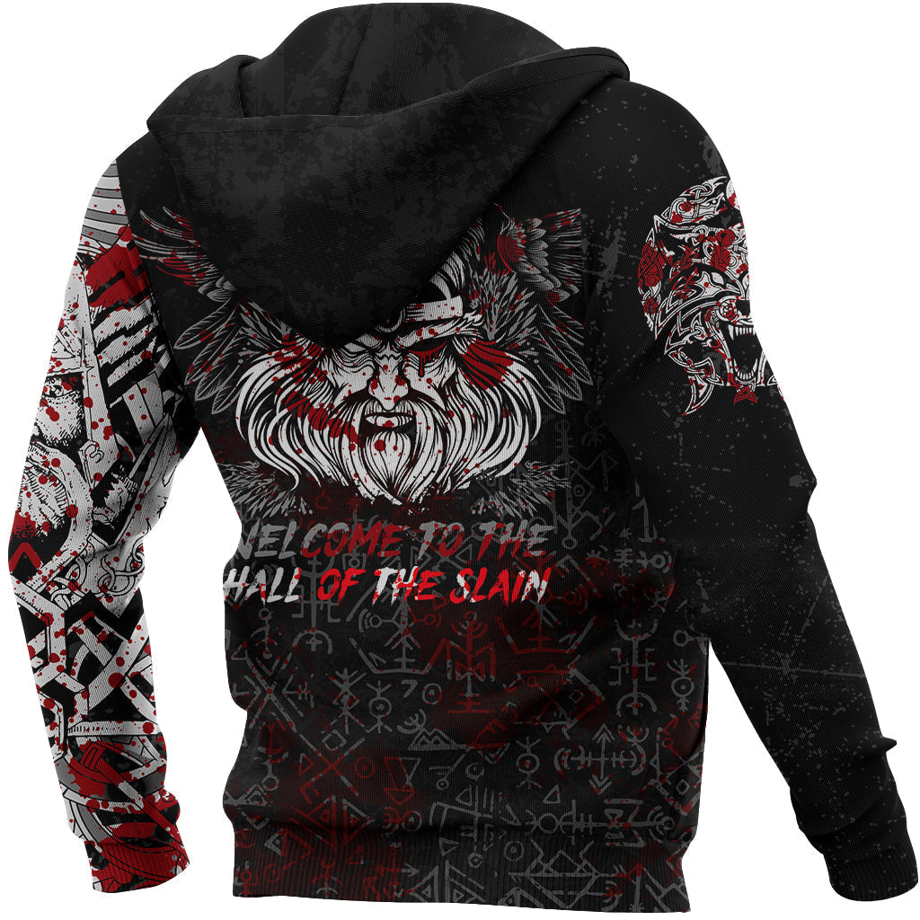 Viking Odin Viking Hoodie Blood RLT12