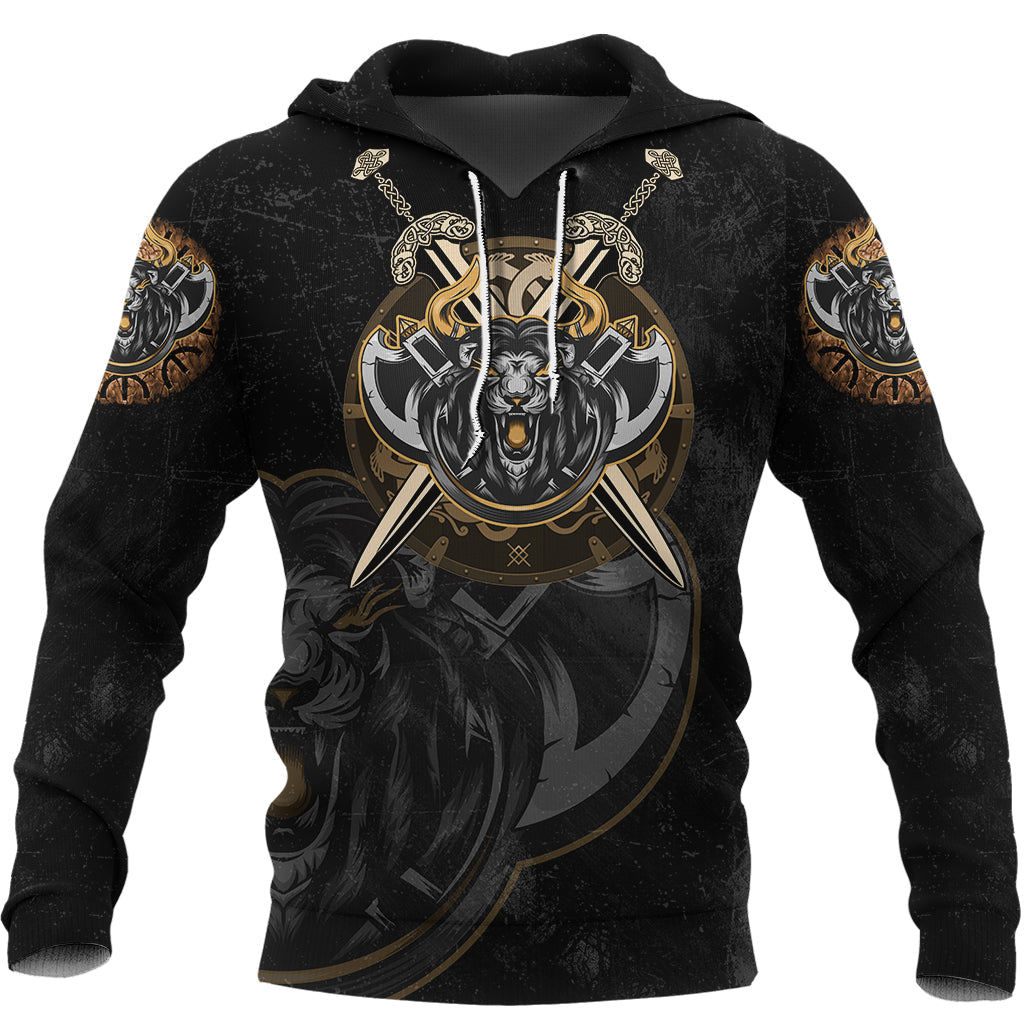 Viking Hoodie Viking Lion RLT12