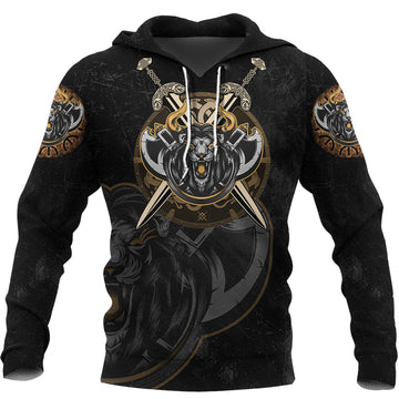 Viking Hoodie Viking Lion RLT12
