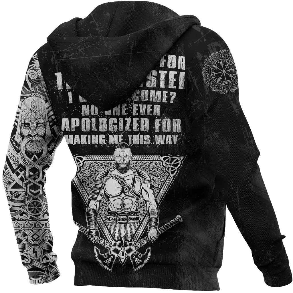Viking Zip Hoodie See You In Valhalla RLT12