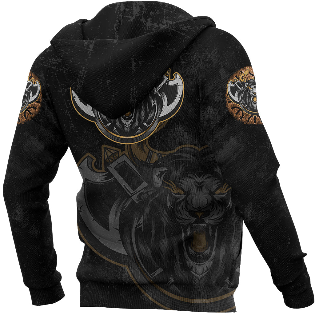 Viking Hoodie Viking Lion RLT12