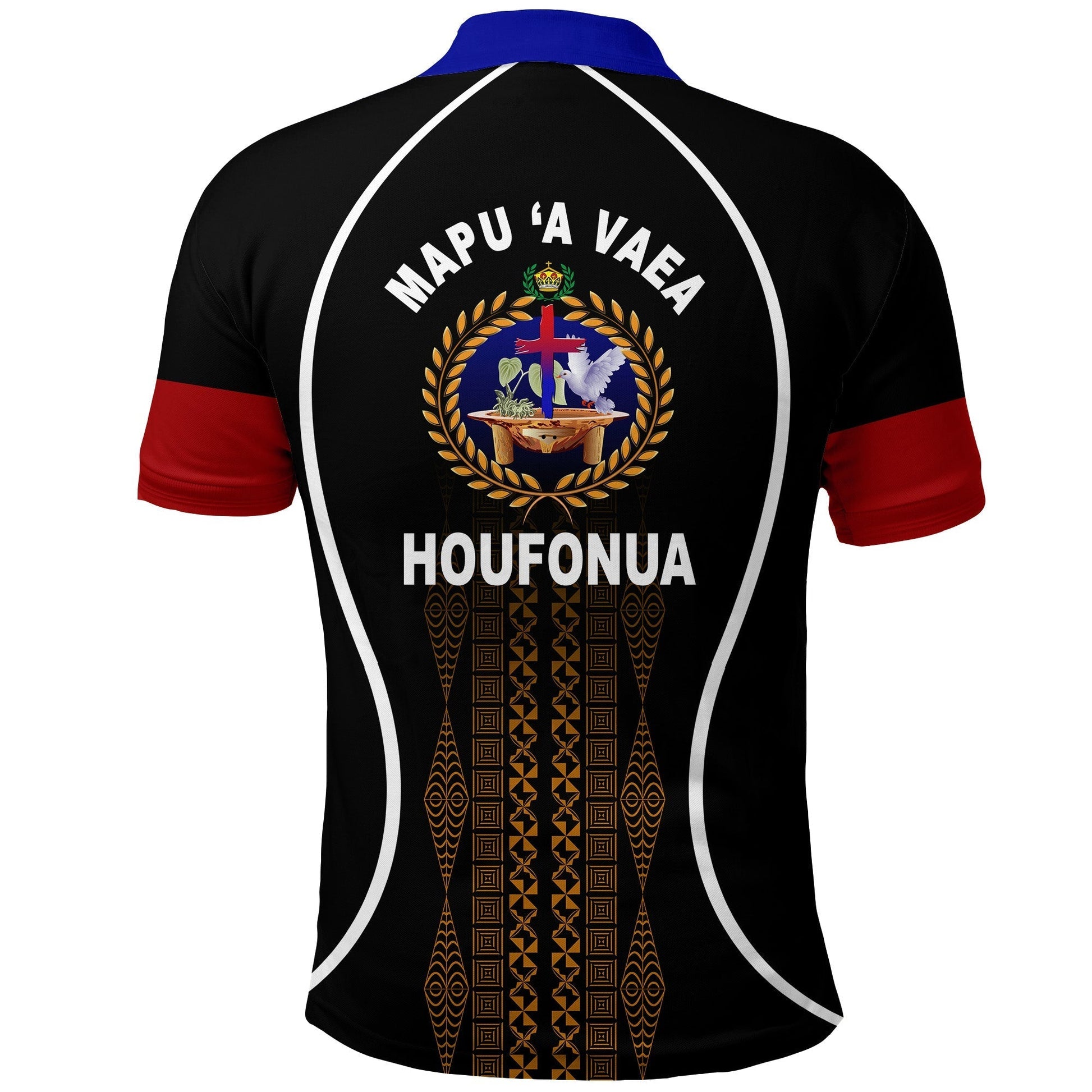 Tonga Mapu A Vaea Polo Shirt Houfonua Original Style LT8