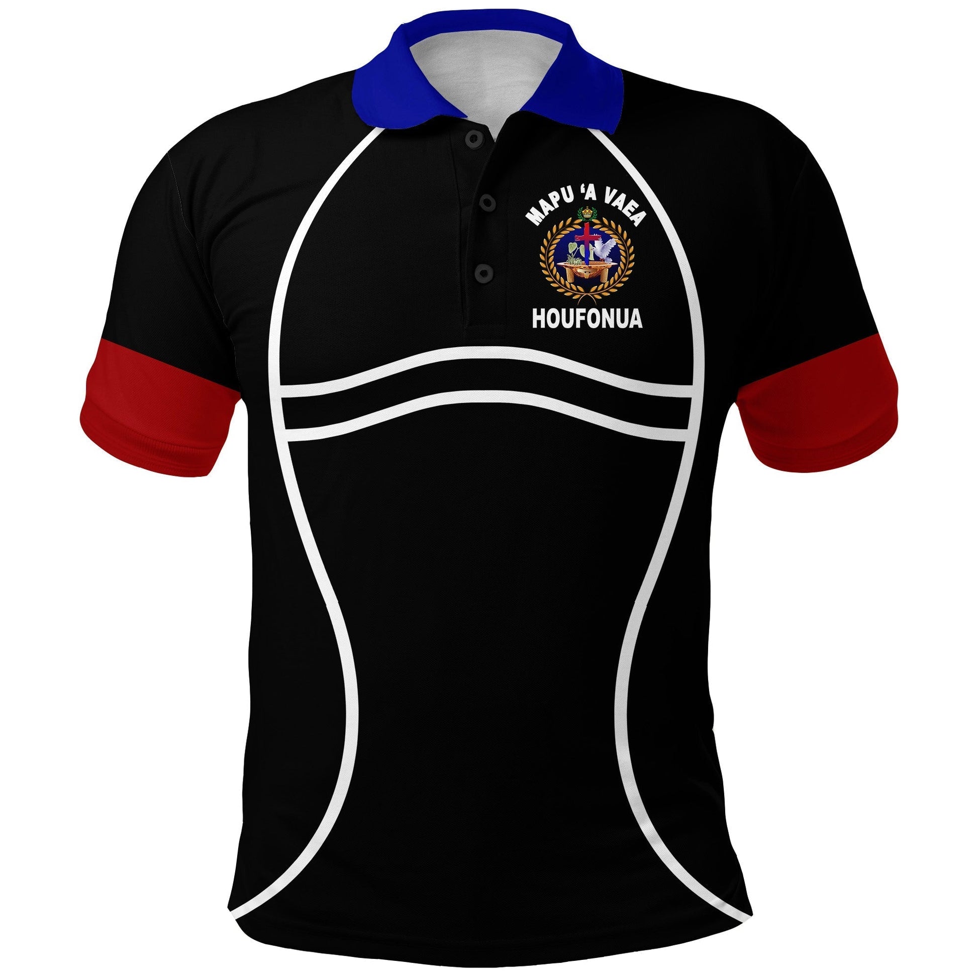 Tonga Mapu A Vaea Polo Shirt Houfonua Original Style LT8