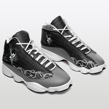 Viking Shoes - Viking Raven and Valknut Runes Sneakers J.13 RLT12