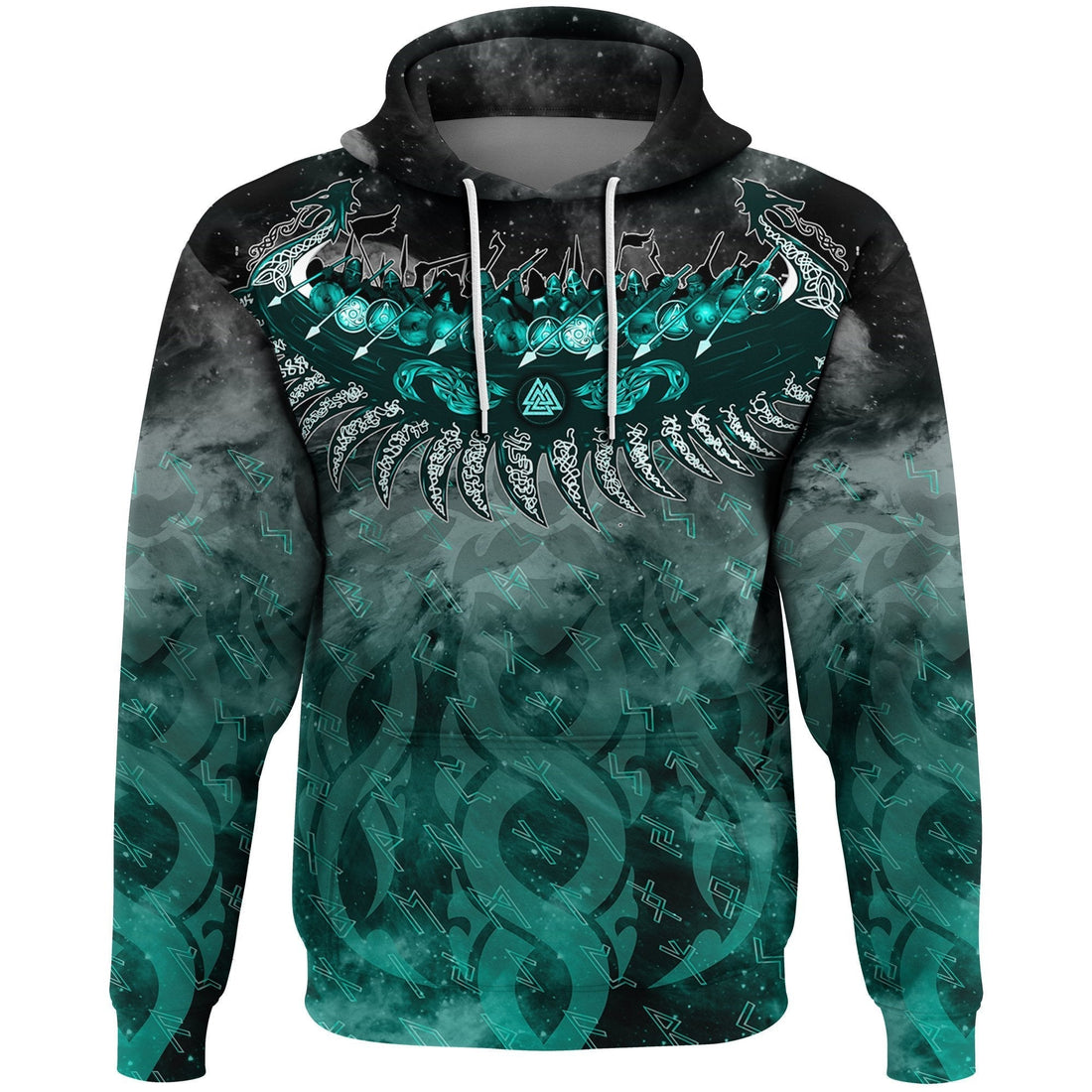 Viking Drakkar Ship Hoodie RLT12