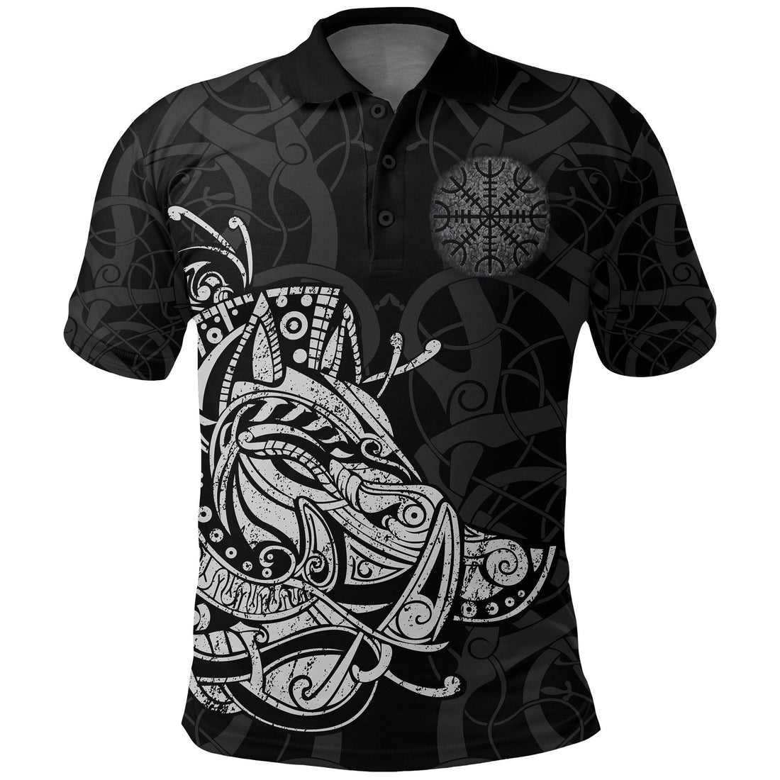Viking Boar Polo Shirt RLT12