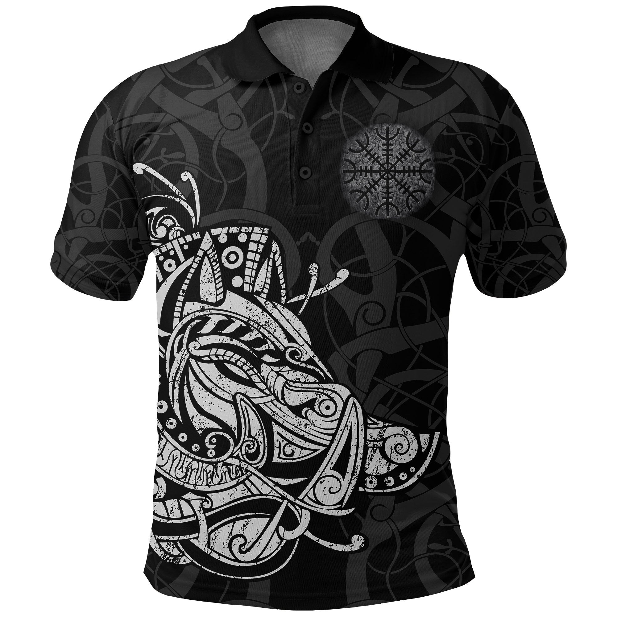 Viking Boar Polo Shirt RLT12