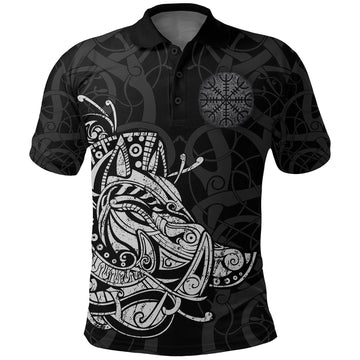 Viking Boar Polo Shirt RLT12