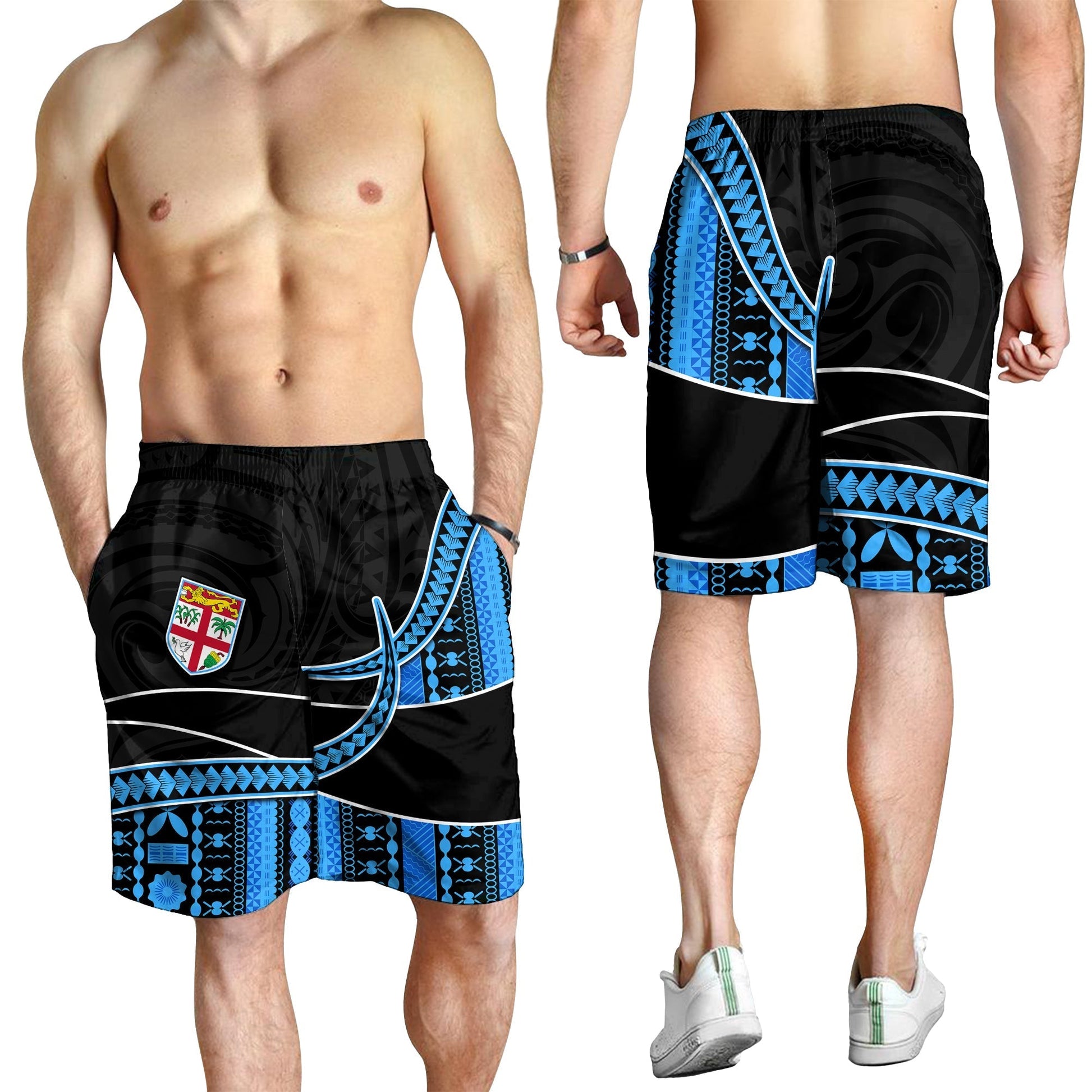 Fiji Polynesian Men Short Featured Fijian Lovers LT13