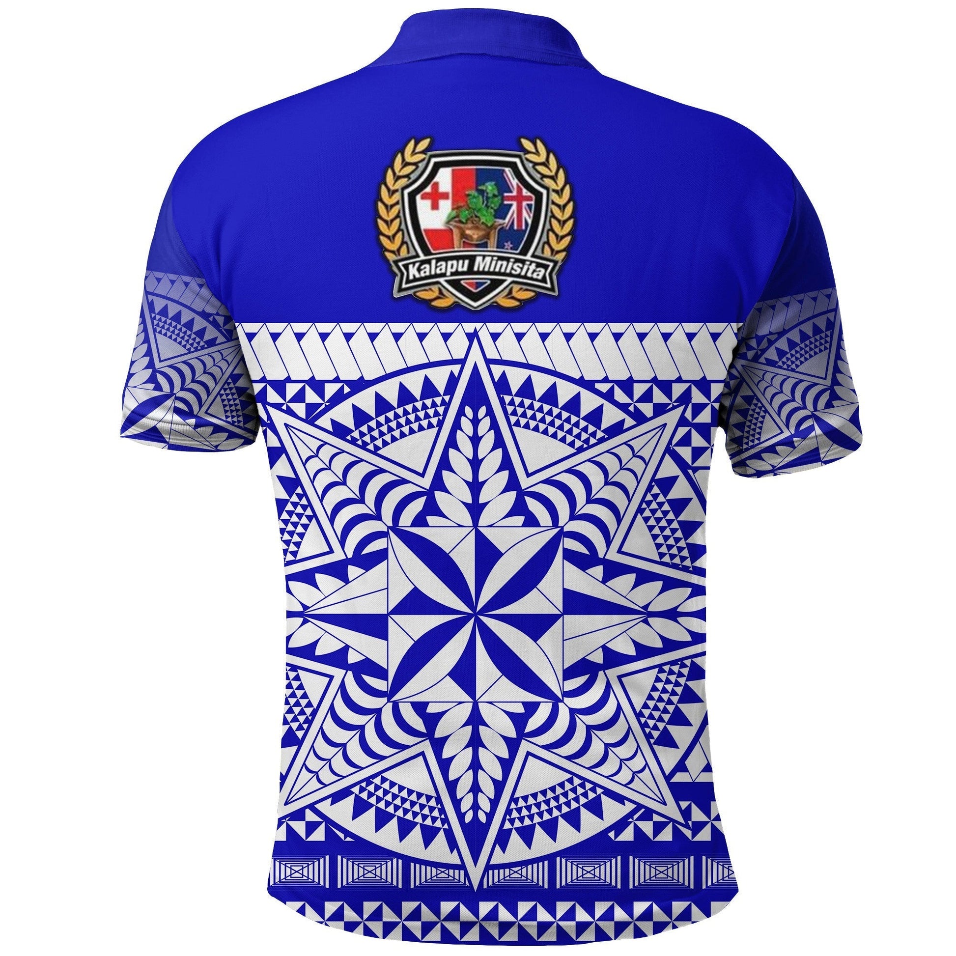 Tonga Kalapu Minisita Polo Shirt Special Version Blue LT8