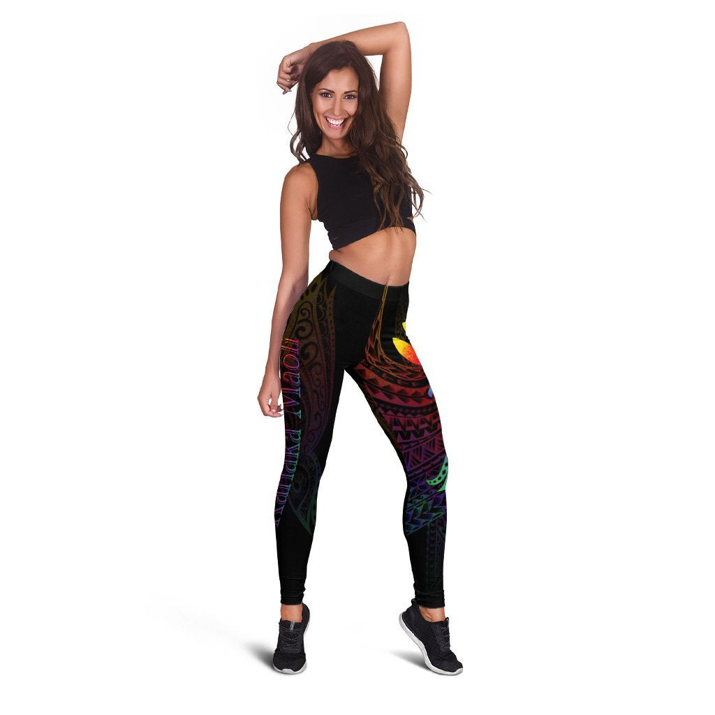 Hawaii Kanaka Maoli Leggings - Butterfly Polynesian Style