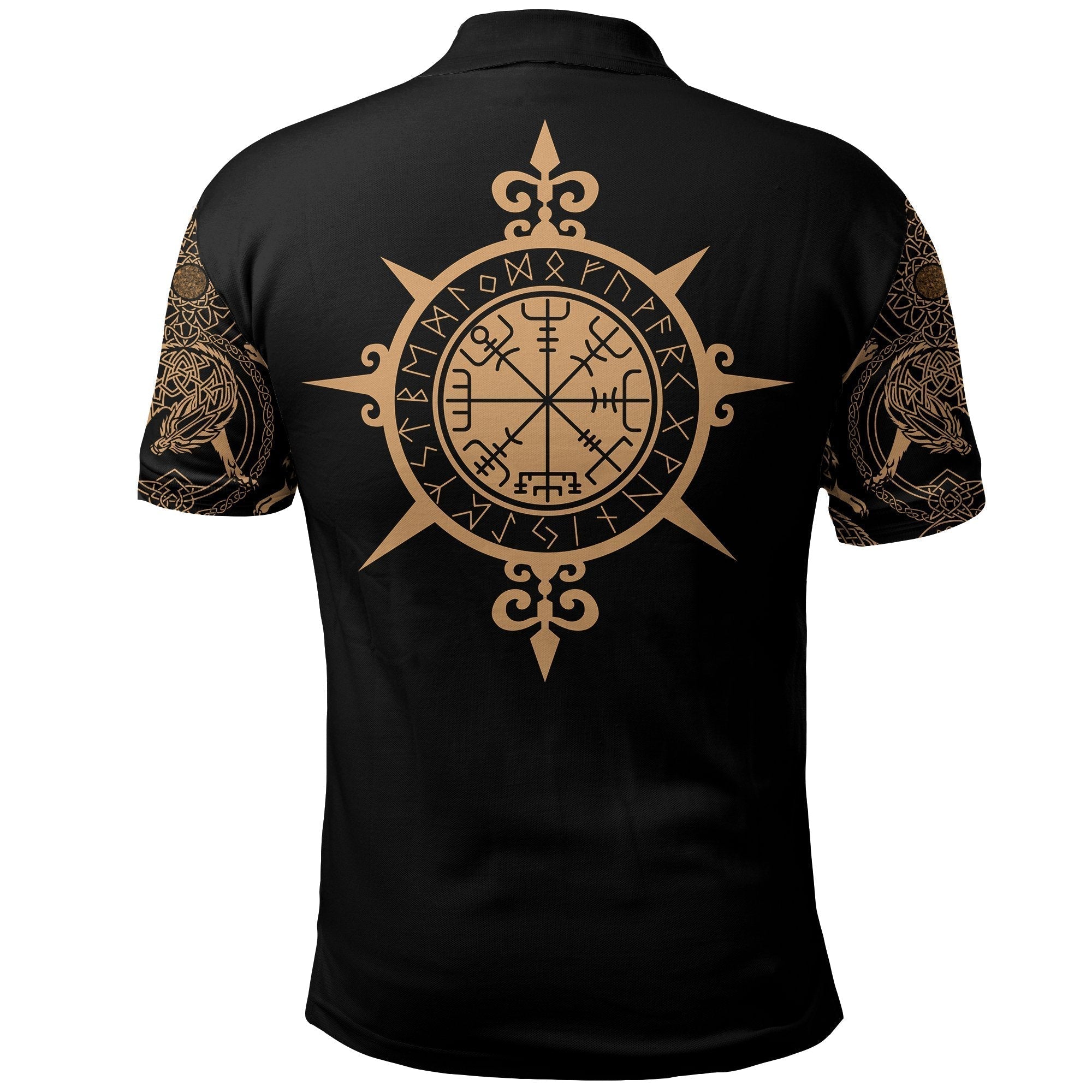 Viking Polo Shirt Tattoo All Over Print Special RLT12